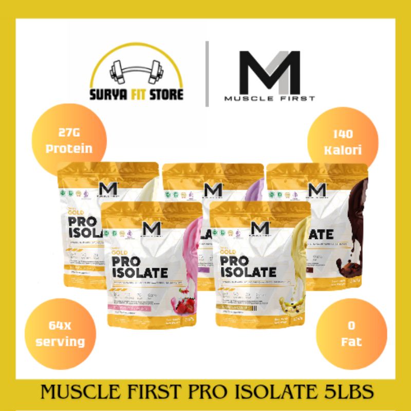 Muscle First Pro Isolate Whey Protein Isolate 5lbs