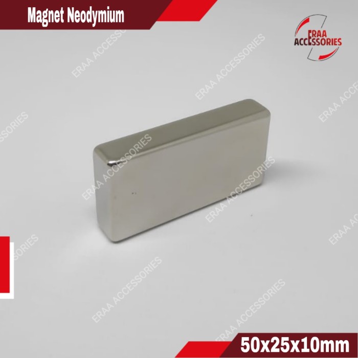 [Baru] Magnet Neodymium 50X25X10Mm Diskon