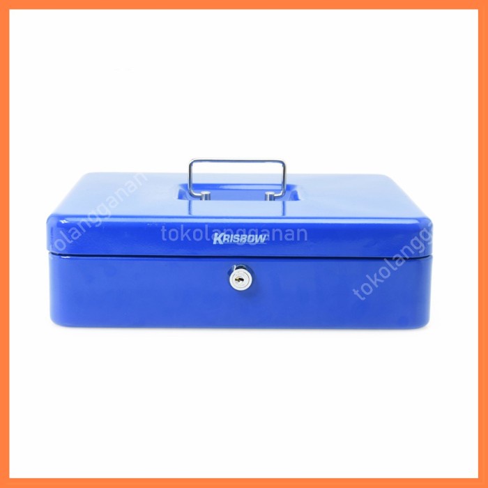 

[COD] Krisbow Cash Box 30 Cm - Biru Terbaru