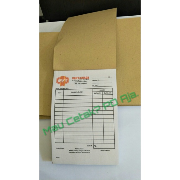 

✨Ready Cetak Nota 1/4 Folio Seperempat Folio Dapat 40 Buku Terbaru