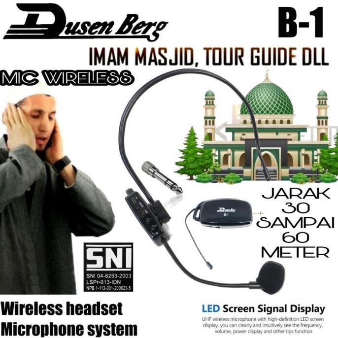 Mic Imam Wireless Dusenberg B 1 Bando Wireless Connect Amplifier Toa Premium