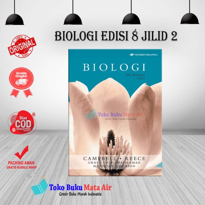 [New Ori] Best Seller Original Biologi Campbell Edisi 8 Jilid 2 Limited