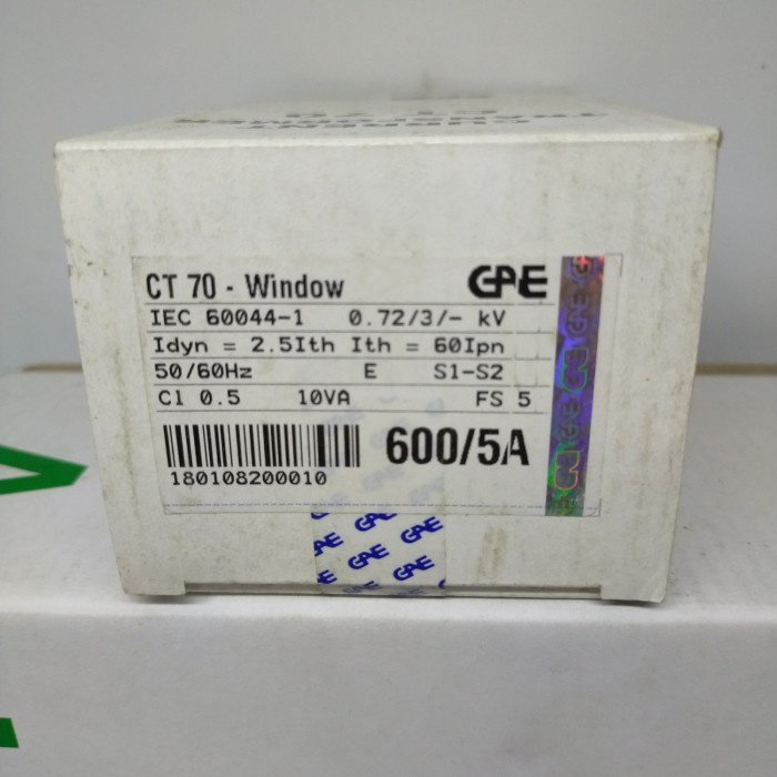 [New] Ct70 Gae Current Transformer Gae 600/5A Limited