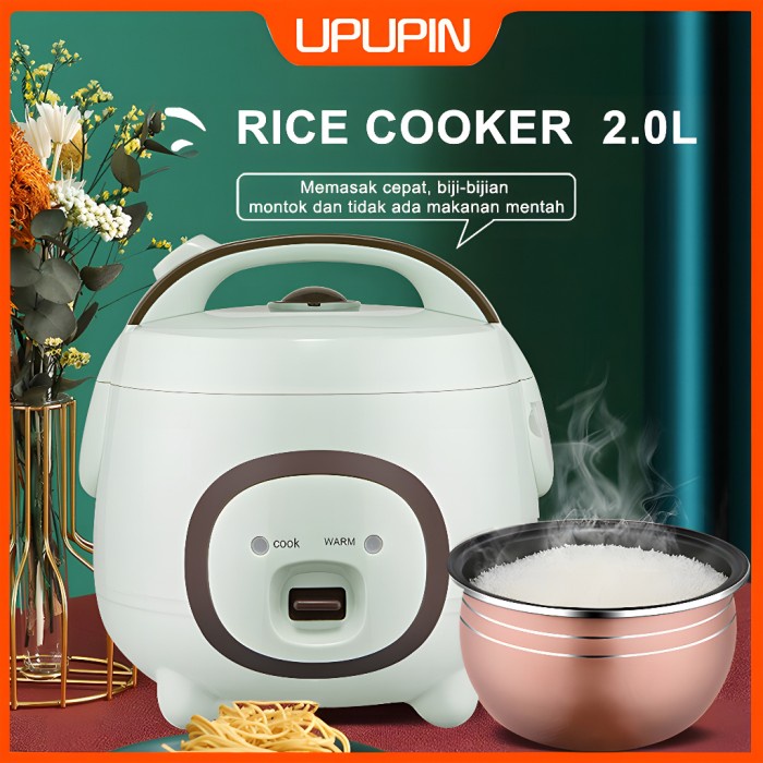 [New Ori] Upupin Magic Com 2L Rice Cooker Mini 3In1 300Watt Terbaru