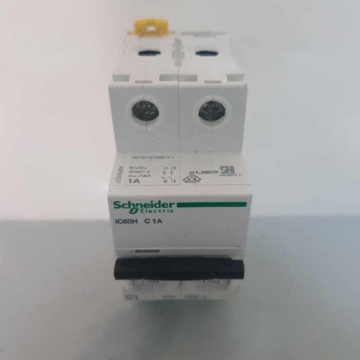 [New] Mcb Ic60H 2P 1A Schneider 10Ka Terbatas