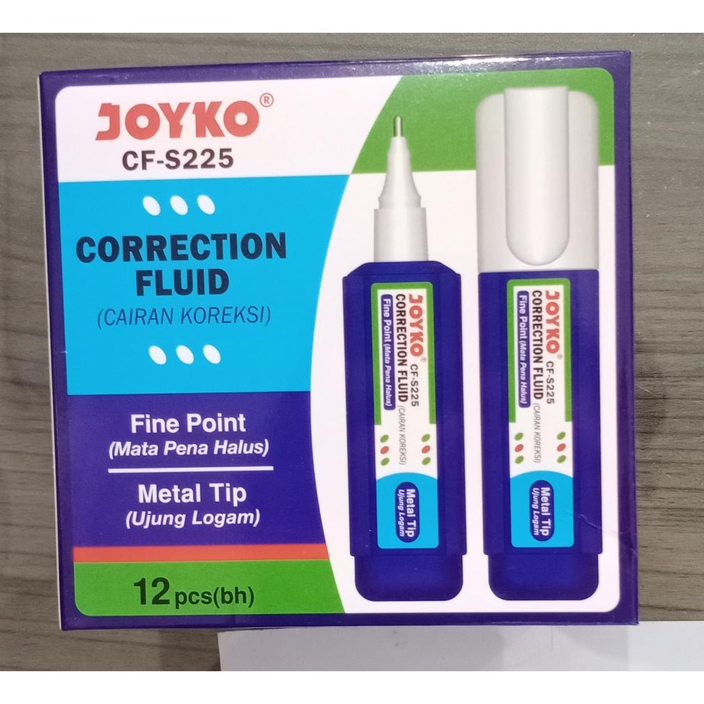 

Limited - (Per Kotak) Tipe-X Cair Joyko CF-S225 ..
