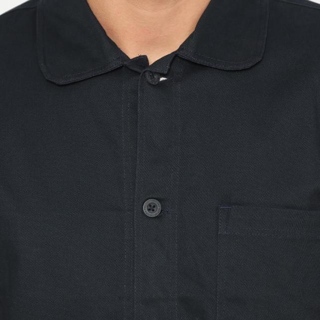 Code Male - Giroud Jacket / Outer Shirt Twill Stretch Navy