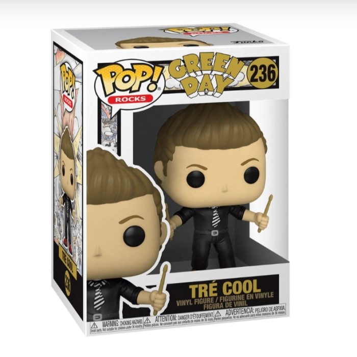 ✅Baru Funko Pop Rock : Green Day - Tre Cool # 236 Terbatas