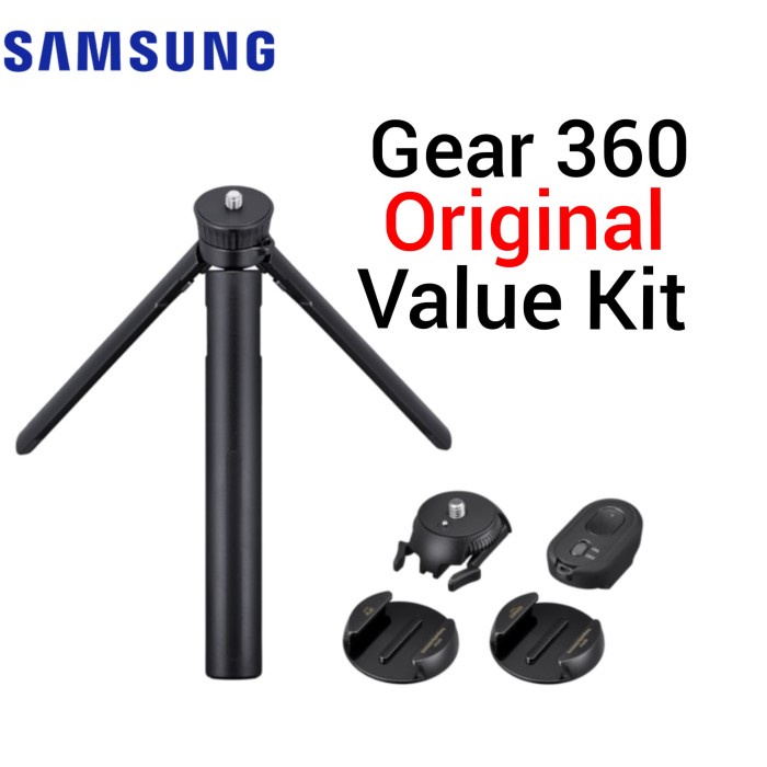 [Original] Samsung Gear 360 Value Kit Tongsis Remote Tripod Original Berkualitas