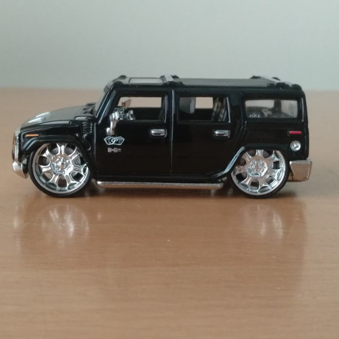✅COD Maisto Hummer H2 'Suv Black 1:64 Limited