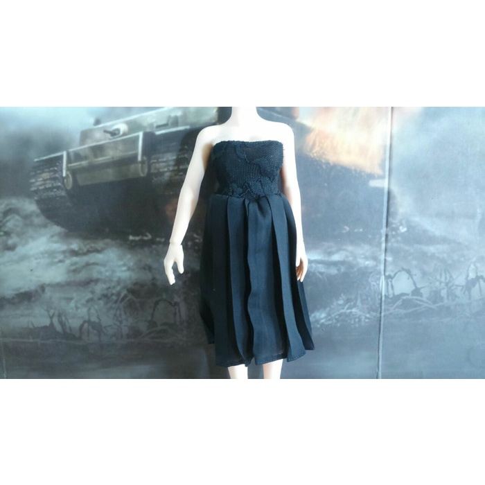 ✅Baru Pichen Jiaou Doll Hottoys Verycool Vts Gaun Hitam No Body Berkualitas