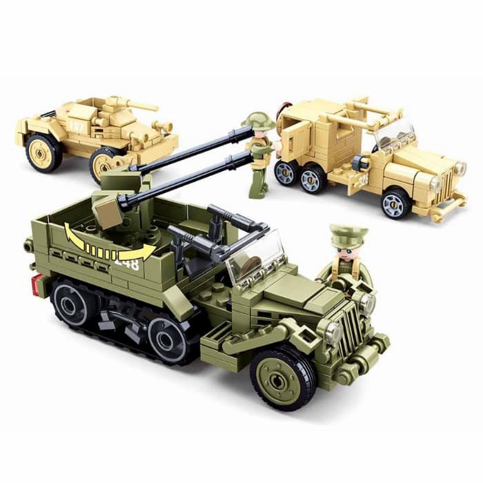 ✅Baru Sluban Wwii Mainan Brick Army Set 552 Berkualitas