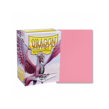✅COD Dragon Shield Pink Matte 100 Standard Size Card Sleeves Limited