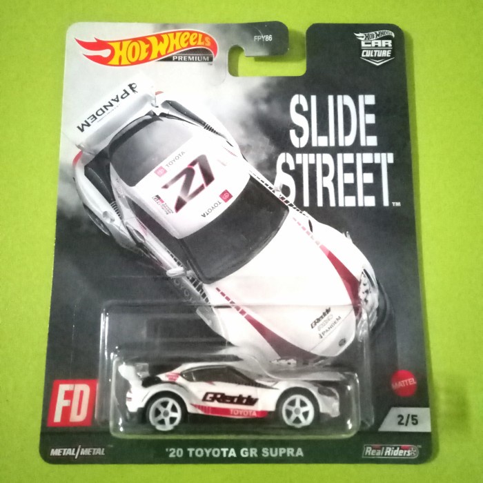 ✅COD Diecast Hotwheels Hot Wheels Toyota Gr Supra Slide Street Terbaru