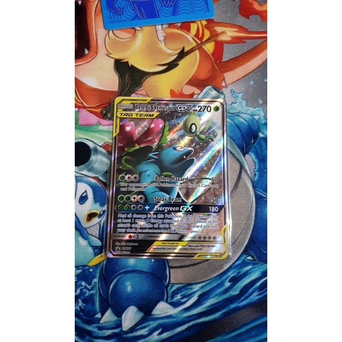 ✅COD Celebi  Venusaur Gx - Sm167 - Ultra Rare Promo Pokemon Sun  Moon Pro Berkualitas