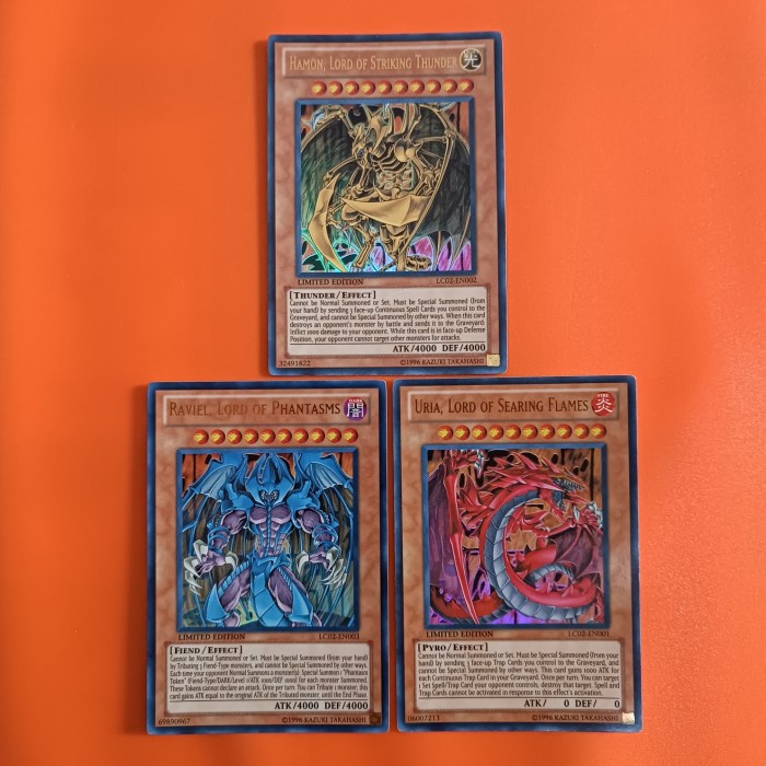 ✅COD Kartu Dewa Yugioh Gx Hamon Raviel Uria Ultra Rare Yugioh Original Terbatas
