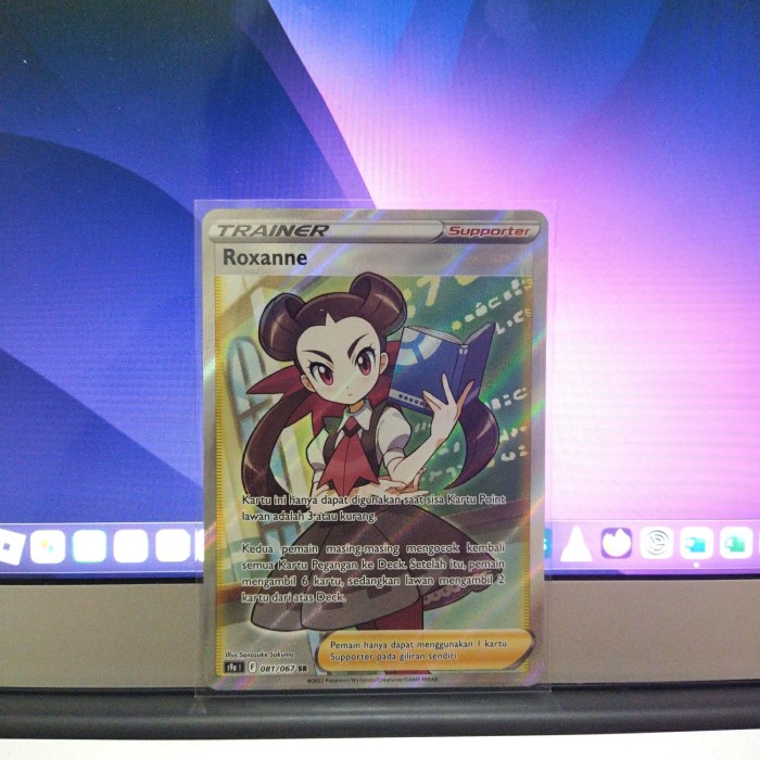 ✅COD Roxanne - Pokemon Tcg Foil Staple Card Trainer Terbatas