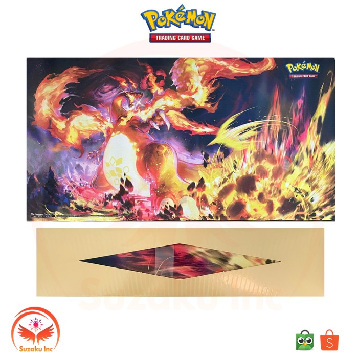 ✅COD Charizard Vmax Playmat - Ultra Premium Collection Charizard Berkualitas
