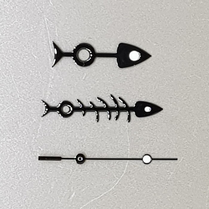 ✅New Ori Dragonshroud Black Fishbone Set  Brequet Ss Mod For Seiko Watches Terbatas