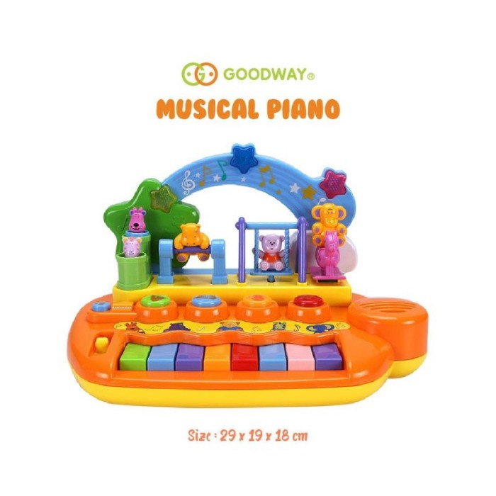 ✅New Goodway Musical Piano Mainan Anak Diskon