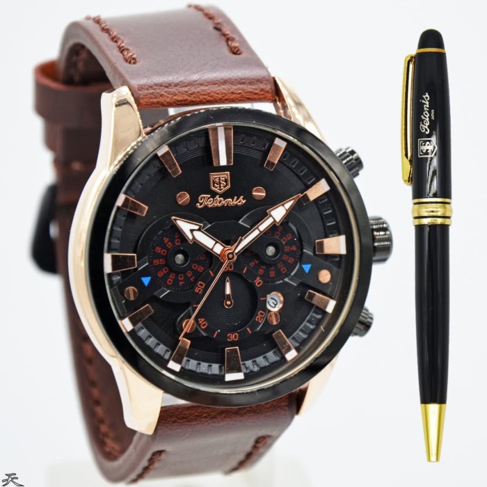 ✅New Ori Jam Tangan Pria / Cowok Tetonis Ts 6026 Terbaru