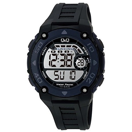 ✅New Ori QQ Qq Digital Jam Tangan Pria Hitam M120J003Y Original Terbaru
