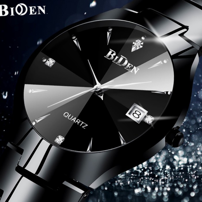 ✅New Ori Biden Jam Tangan Fashion Pria Mewah Mode Santai Bisnis Spo Stainless S Diskon