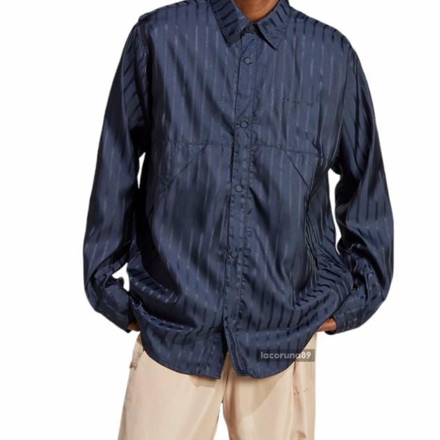 Kemeja Baju Original Adidas Rift City Ls Oversized Shirt No Jacket