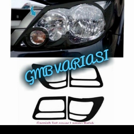 ✅Original Garnis Depan Belakang Fortuner 2008-2010 Limited