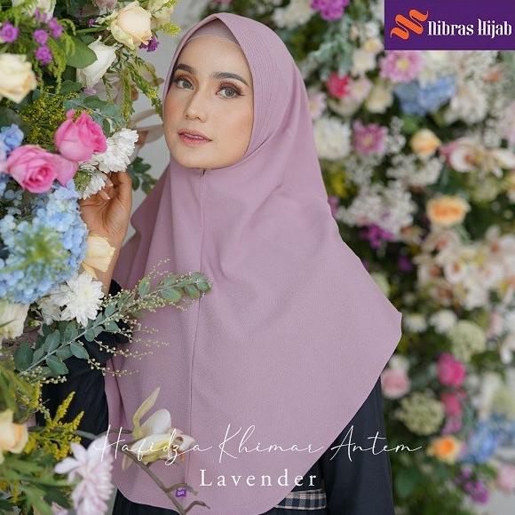 Sale Now Nibras Hijab Hafidza Khimar Antem Warna Ungu Lilac Bergo Instan Daily Terbaik