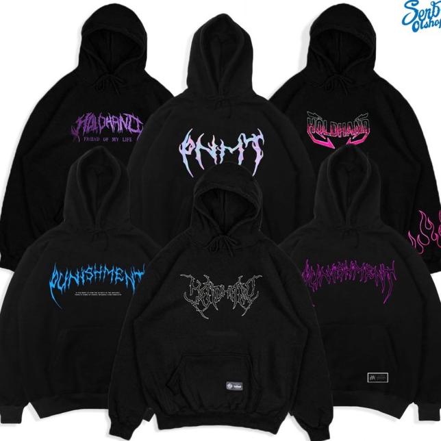 Terbaru Davhentic Jaket Sweater Hoodie Pria Font Metal Sweater Jumper