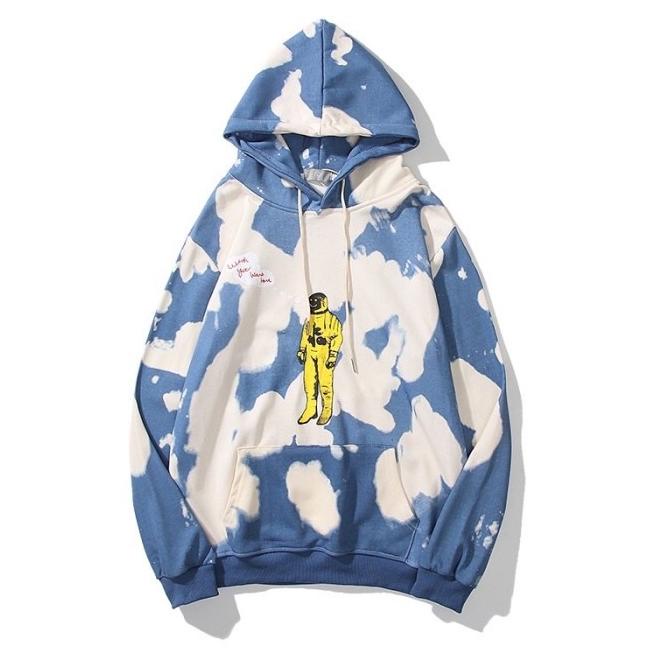 Hoodie Jacket Travis Scott Astroworld Tie Dye Long Sleeve Cotton