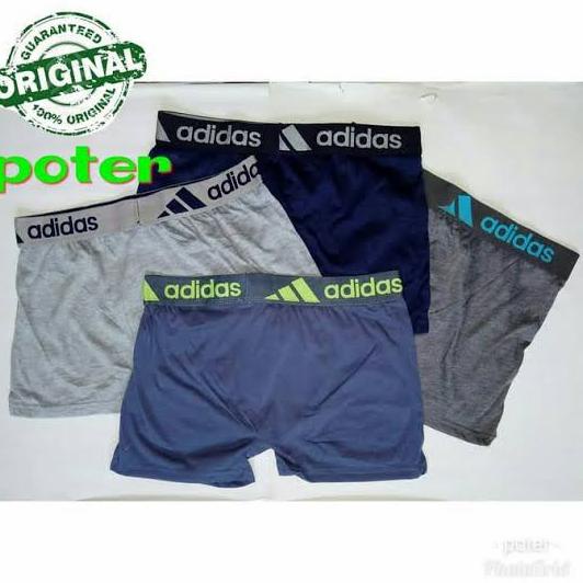 celana dalam pria Boxer Adidas Kwalitas Import 3 Pcs