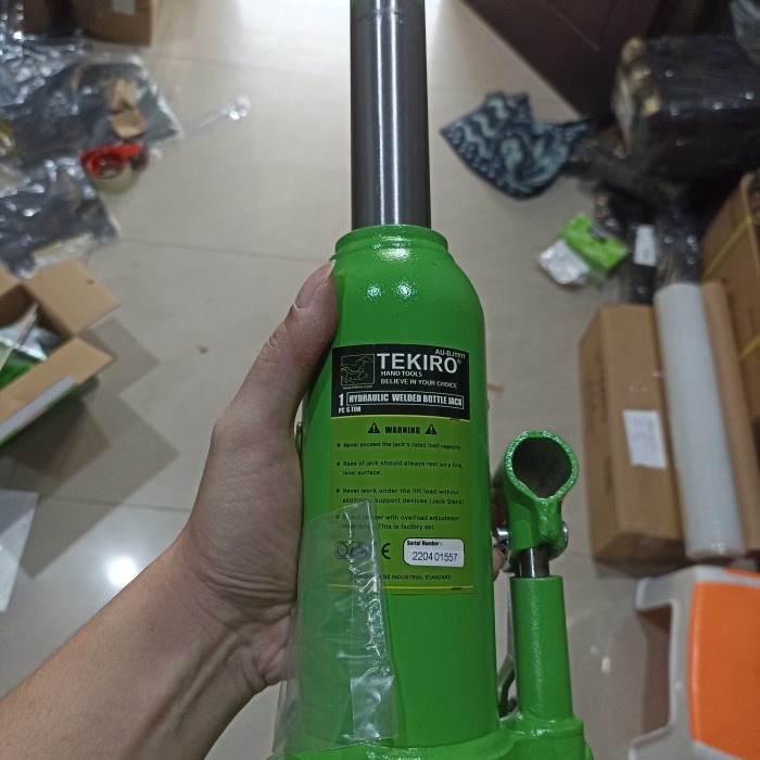 ✨Baru Dongkrak Botol Tekiro 6 Ton / Dongkrak Mobil 6 Ton / Dongkrak Botol Diskon