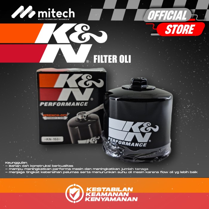 ✨Baru KN Filter Oli Ducati Monster 821 / Multistrada 1200 Kn 153 Original Diskon