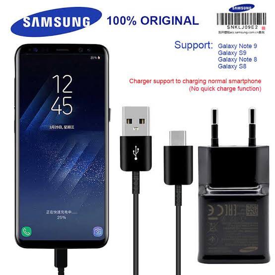 CHARGER SAMSUNG GALAXY S8 PLUS ORIGINAL CHARGER SAMSUNG FAST CHARGING