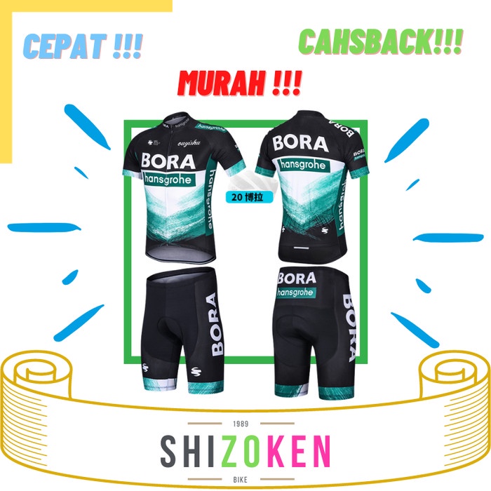 [COD] Jersey Sepeda Roadbike Mtb Baju -Celana Gel Coolmax Bora Hansgrohe Xxl Terbatas