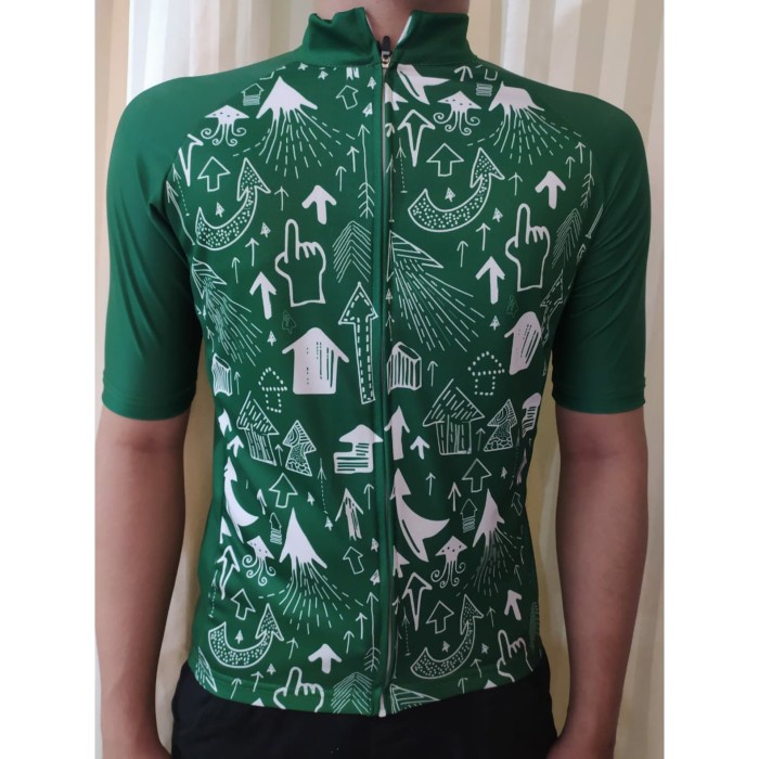 [COD] Mv2 Cycling Jersey - Green Terbaru