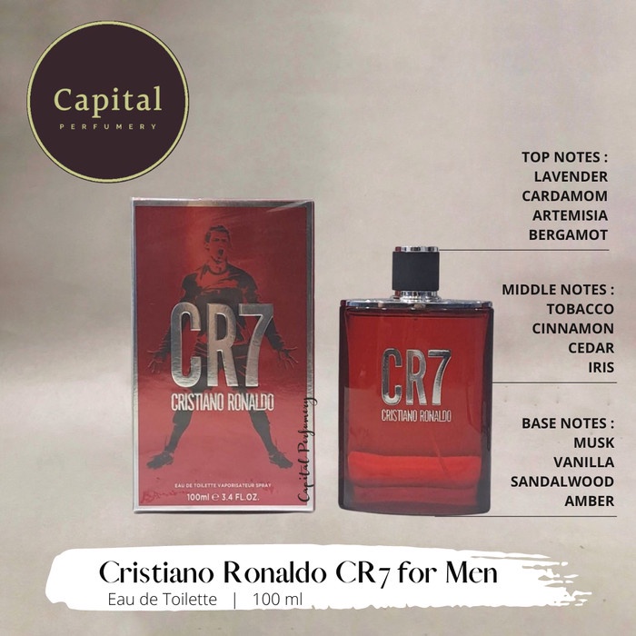 [New Ori] Parfum Original C Ronaldo Cr7 For Men Edt 100 Ml Berkualitas