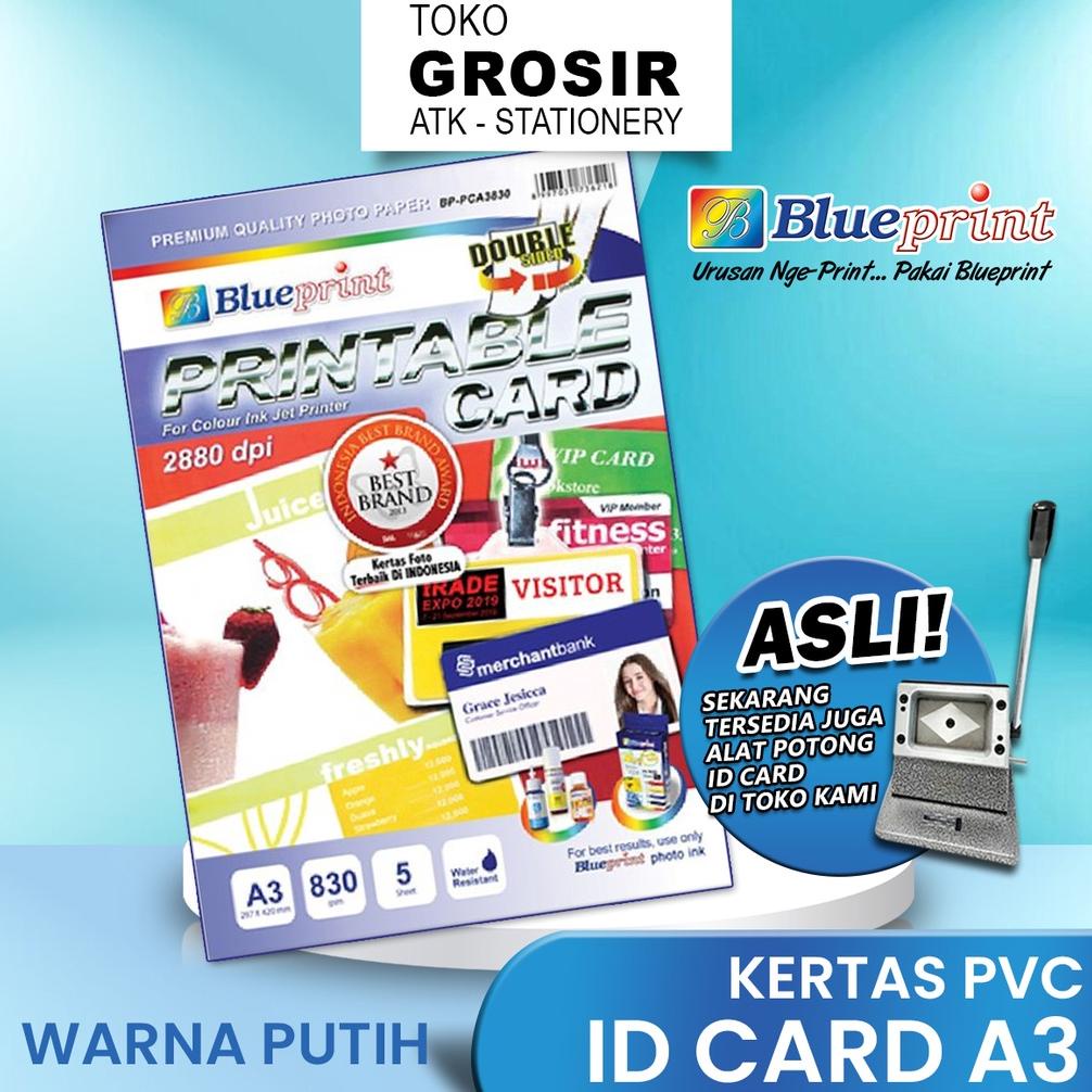 

Terjangkau ID Card Bahan Cetak idcard sendiri Printable Card BLUEPRINT A4 Kertas PVC untuk Kartu Pelajar Member !!
