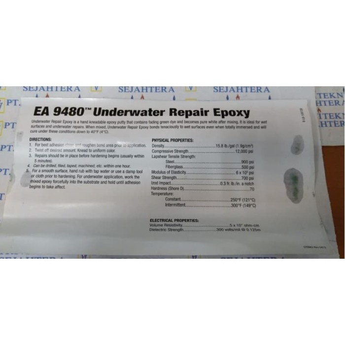 

Loctite Fixmaster Underwater Repair Epoxy Ea 9480,Lem Locteti 82093