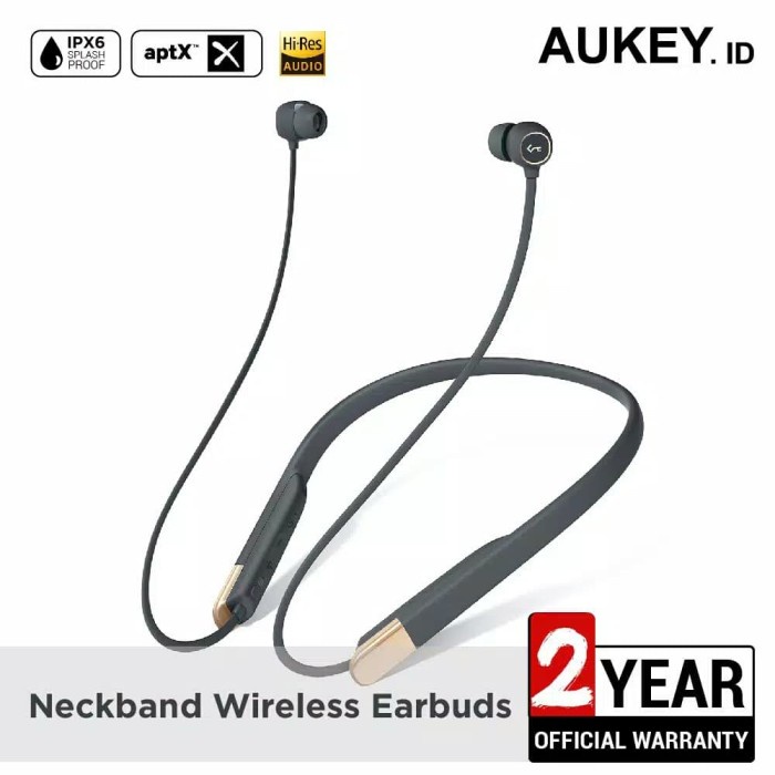 Aukey Headset Neckband Wireless Earbuds - 50040