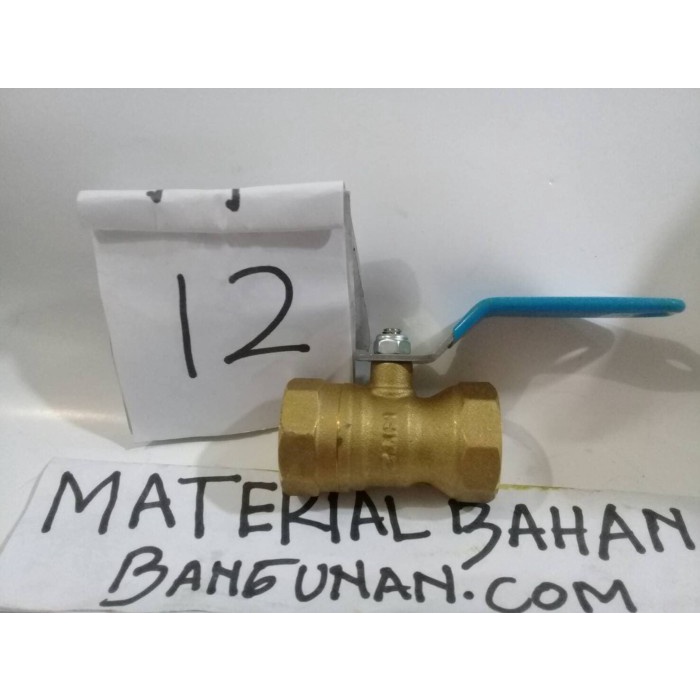 [Original] Ballvalve 0.5 Inch Kitz Biru Stop Kran Air Pralon Peralon Terbatas
