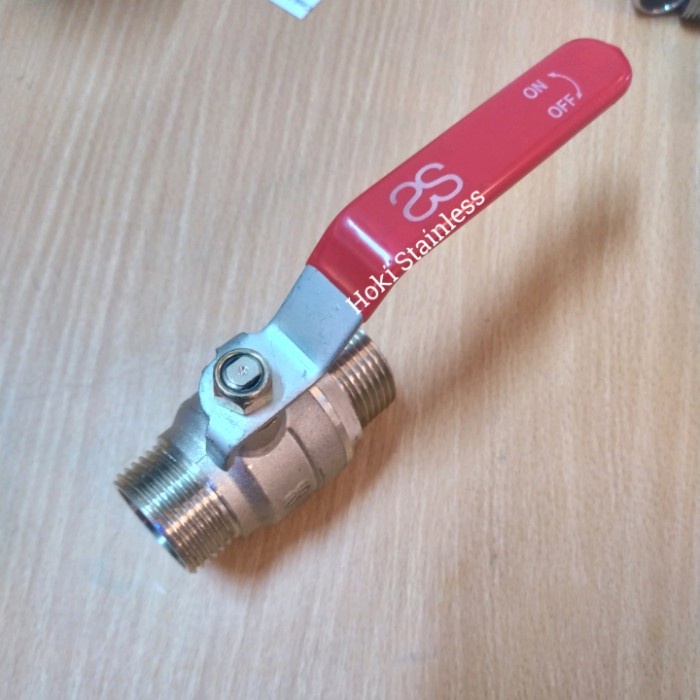 Ball Valve Drat Luar 3/4" inch / Stop Kran Drat Luar
