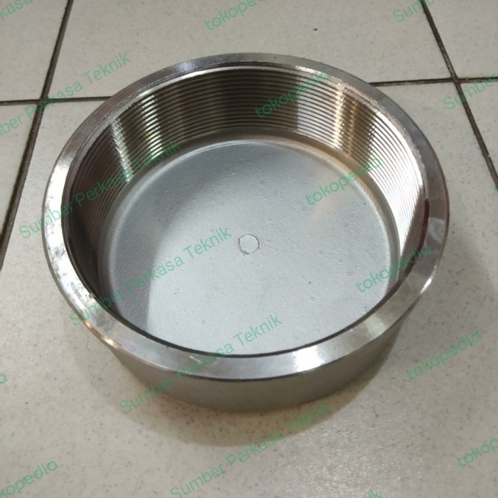 [Original] Dop / End Cap Stainless Ss304 Drat 4 Inch Diskon