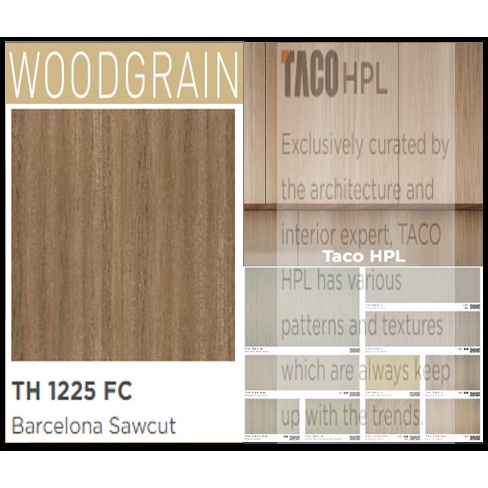 ✅Baru Taco Hpl Woodgrain Th 1225 Fc - Barcelona Sawcut Diskon