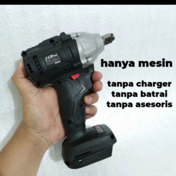 ✅COD Impact Wrench Jld Hitam 48S -Hanya Unit Only Hitam Diskon
