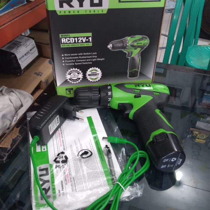 ✅COD Bor Cas Ryu Cordless Rcd12V-1 - Bor Cas Mini Ryu Limited