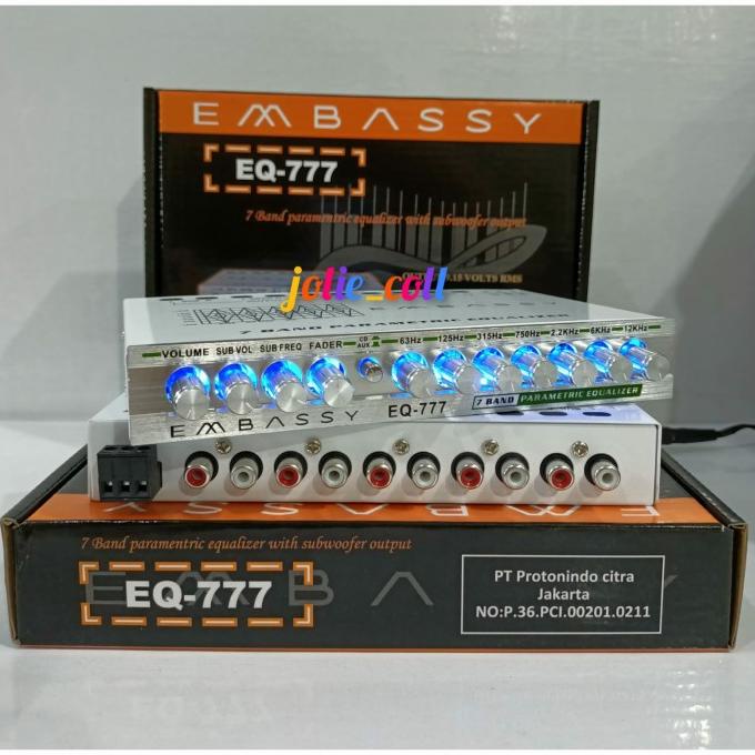 Preamp Parametrik Embassy Eq-777