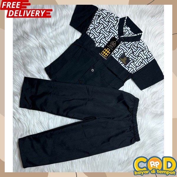 Stelan Baju Celana Kombionasi Setelah Baj Set Clana Murah Baju Koko Anak Set Baju Anak Lebaran Setel